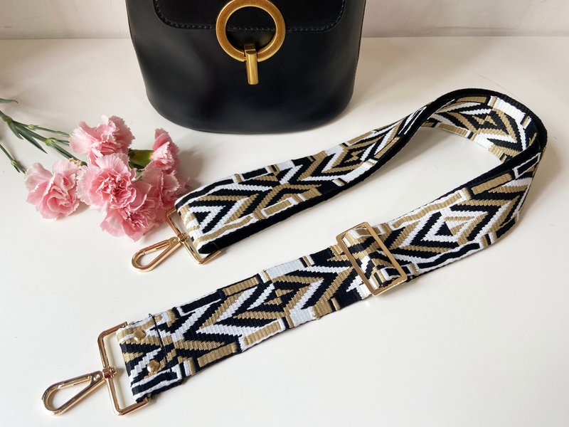 2寸宽版背带 棉织背带 背包背带  可以调整 可以替换 印花背带 - 侧背包/斜挎包 - 棉．麻 咖啡色