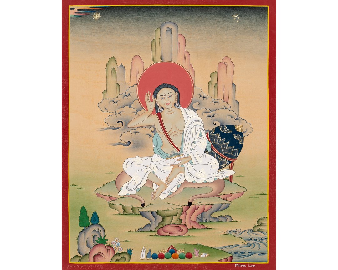 手绘米拉日巴唐卡画 - 墙贴/壁贴 - 其他材质 多色