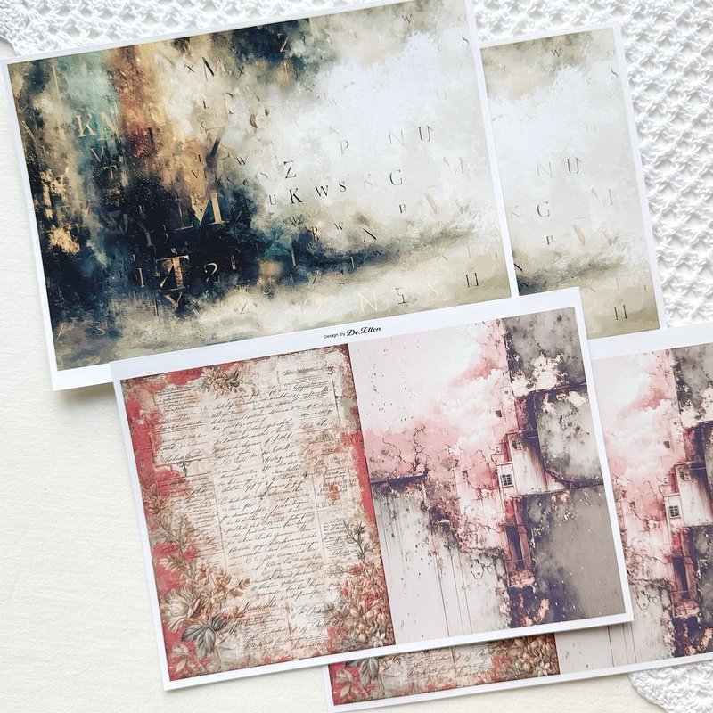 Z469 - 多样背景 - 贴纸 - 纸 