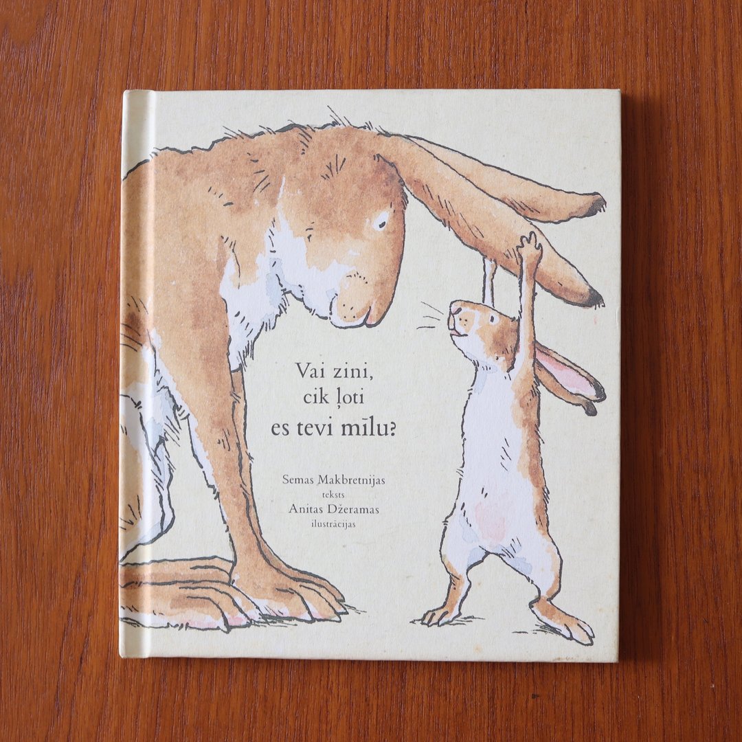 拉脱维亚版Vai zini, cik ļoti es tevi mīlu?_猜猜我有多爱你 - 刊物/书籍 - 纸 橘色