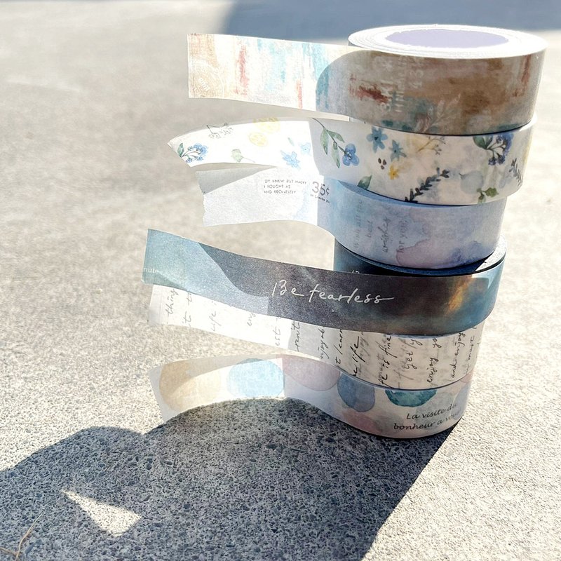 柏格文具 x 原创 【纸胶带】 创世纪 12款样式 - 纸胶带 - 纸 多色