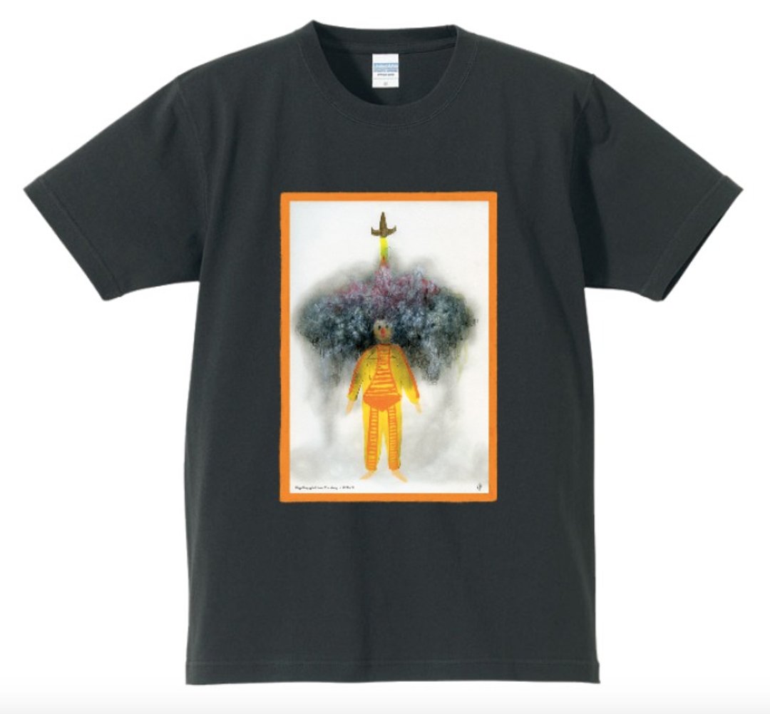 日本艺术家泉启司 艺术 T-Shirt - 男装上衣/T 恤 - 棉 