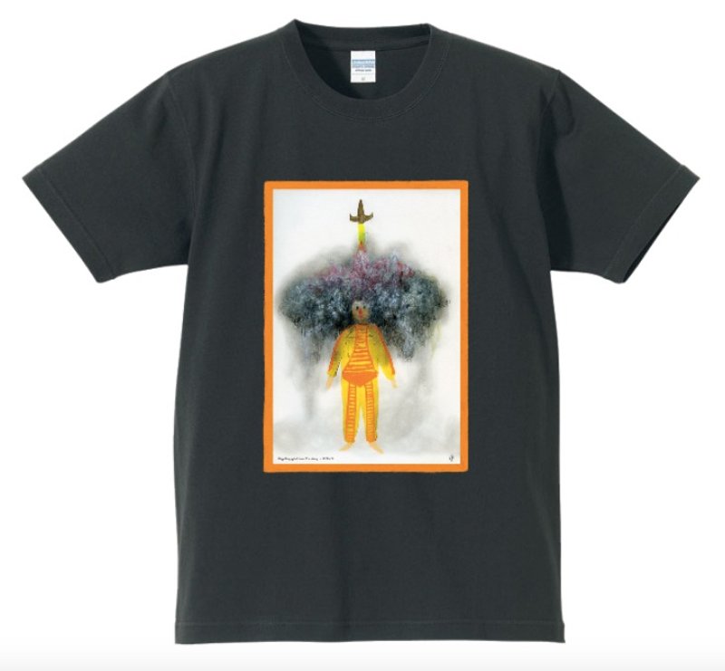 日本艺术家泉启司 艺术 T-Shirt - 男装上衣/T 恤 - 棉．麻 