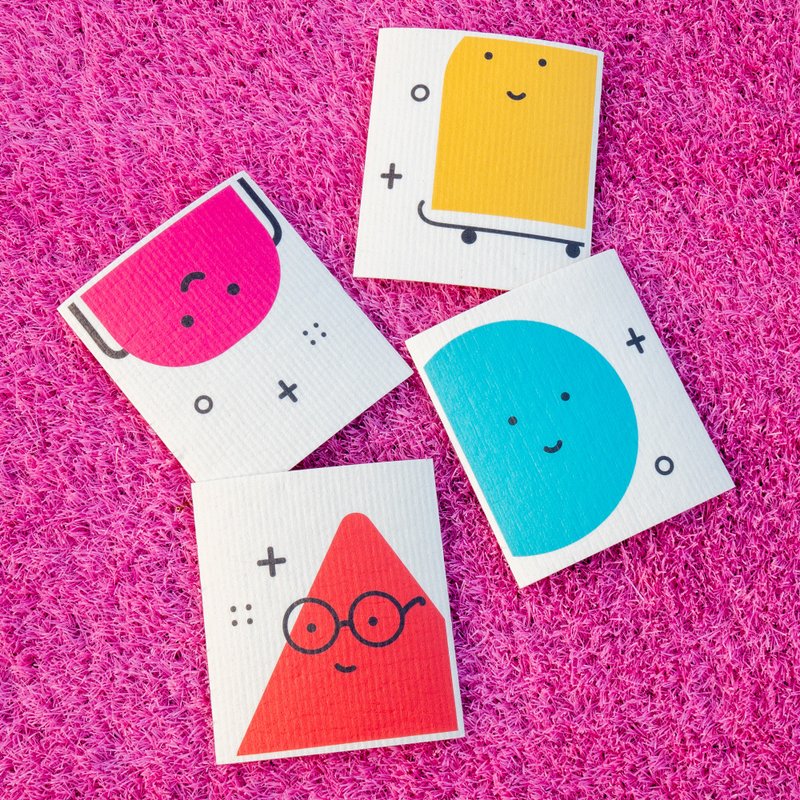 Leaffy环保木浆吸水抹布 Muloo可爱朋友 汽车清洁 蔬果清洗多用途 - 其他 - 环保材料 白色