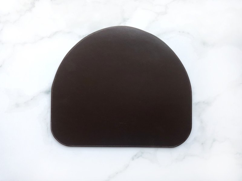 双色牛皮/真皮 鼠标垫 - 其他 - 真皮 咖啡色