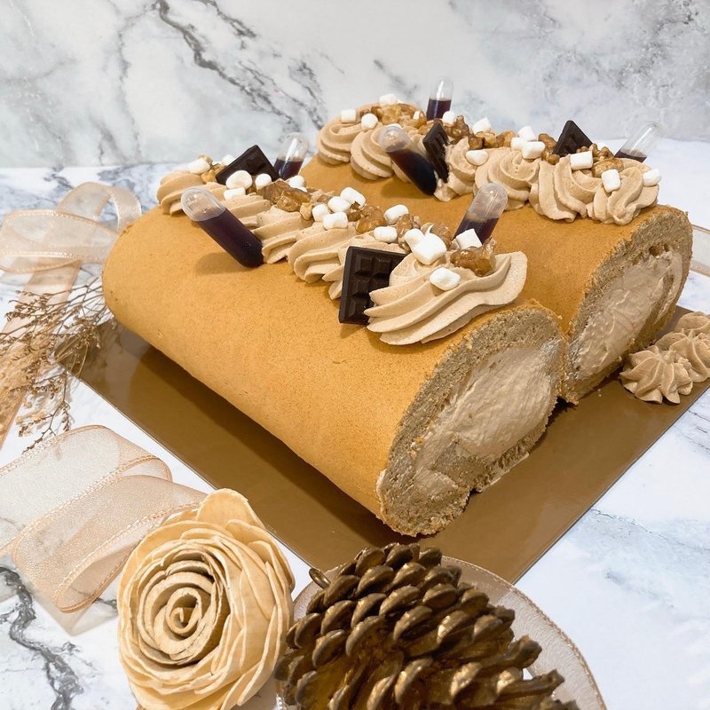 焦糖玛奇朵咖啡卷・手作 DIY 甜点・平板教学・一人成班 - 美食 - 新鲜食材 