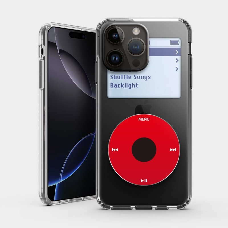 【手机壳+压克力支架】iPod U2 IPHONE i16 i15 i14 i13 i12 044 - 手机壳/手机套 - 塑料 红色