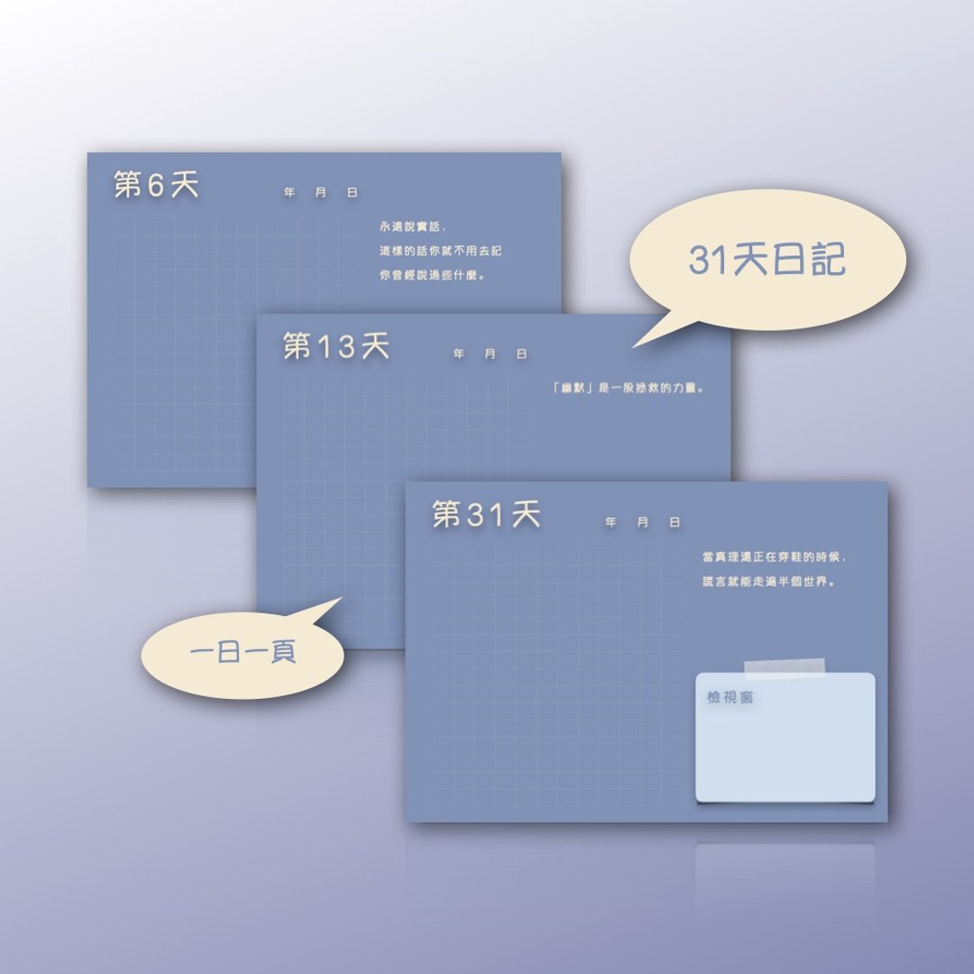 晨間日记 | 晚间日记 | 一日一页 | 适用于 GOODNOTES - 电子手帐及素材 - 其他材质 