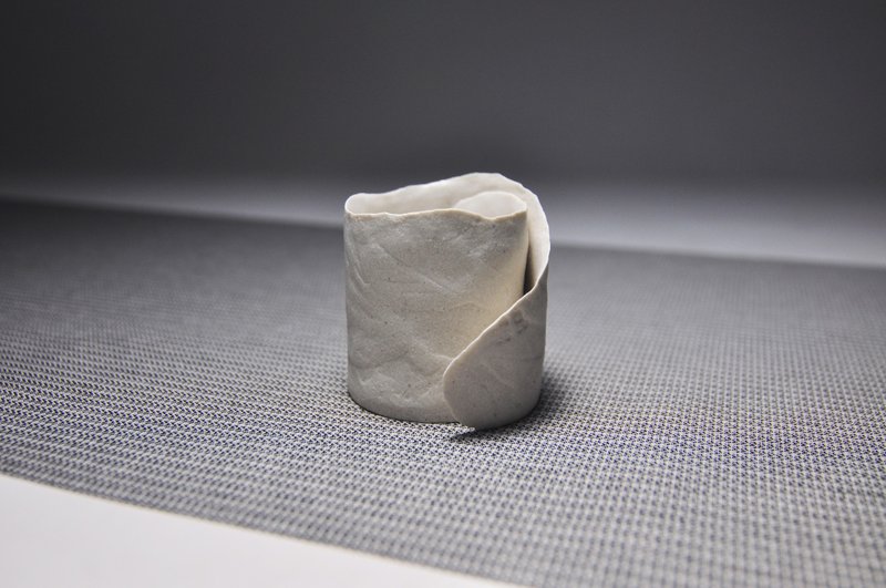 陶瓷手作茶杯 云林文化艺术奖工艺类得奖作品-吾感药席 - 茶具/茶杯 - 瓷 白色