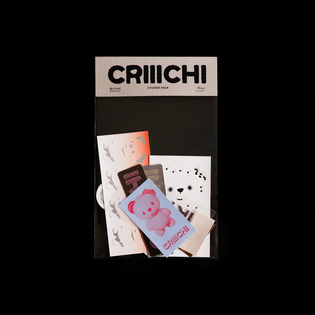 CRIIICHI古治 贴纸套装 - 贴纸 - 纸 多色