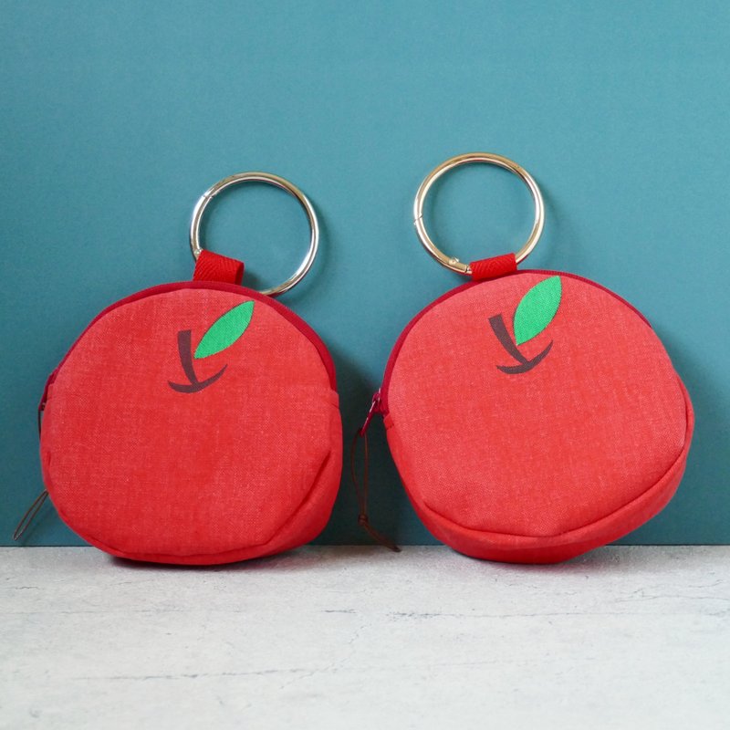 法棍造型收纳包 - 化妆包/杂物包 - 棉．麻 红色