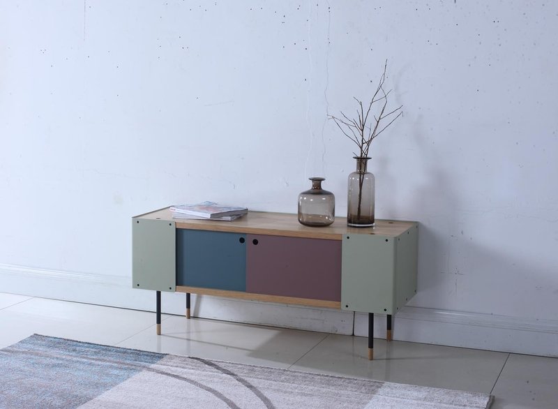 camino GABRIEL 北欧色系储物柜 电视柜 置物柜 矮柜 展示柜 - 电视柜 - 木头 咖啡色