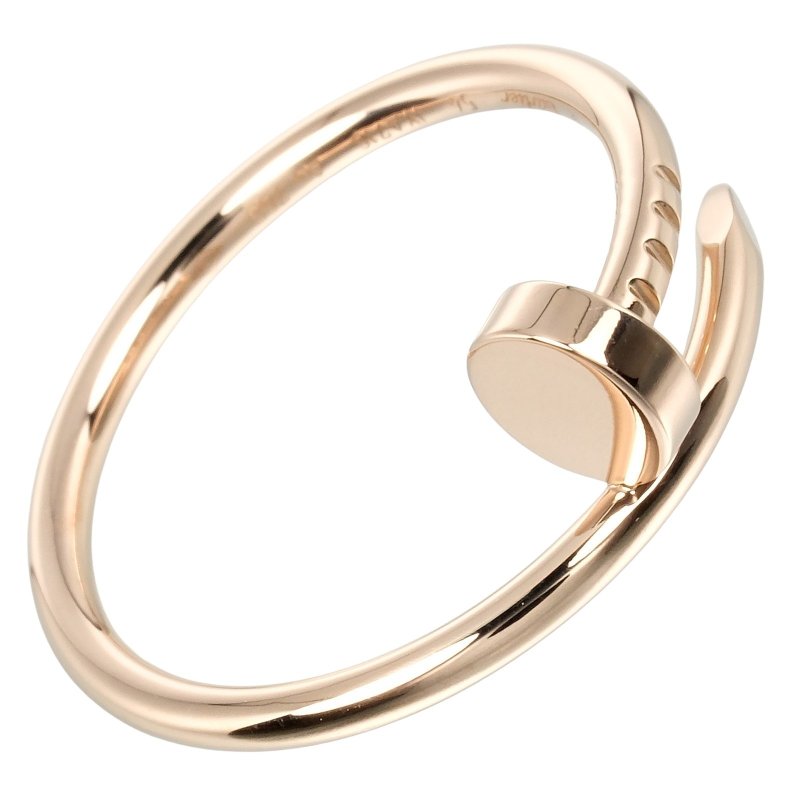 【日本直送】Cartier 卡地亚 Juste un Clou SM 14号 戒指 18K玫瑰金 约3.5g【二手】A级 - 戒指 - 贵金属 金色