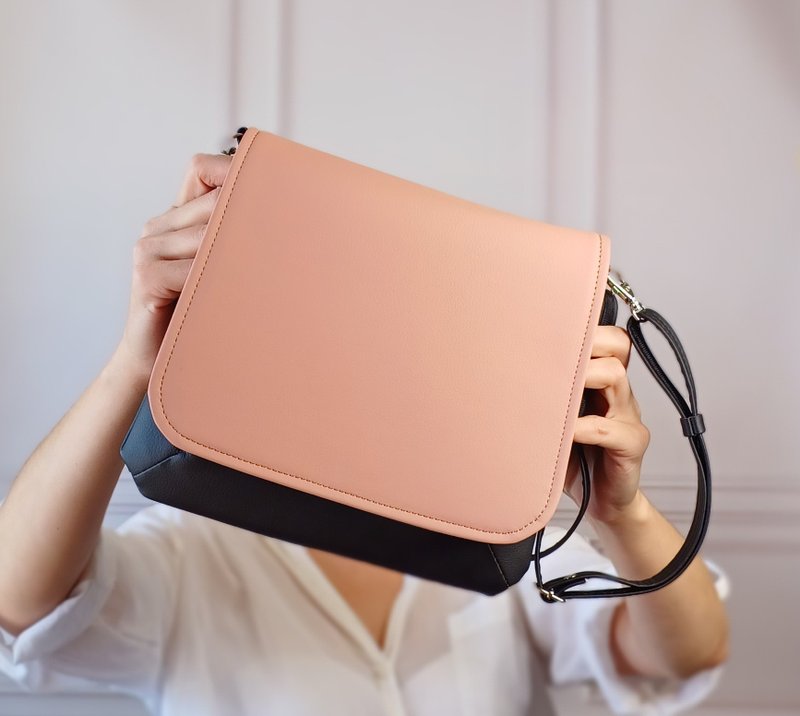 女士订制斜背包，斜挎包，斜背包 - 侧背包/斜挎包 - 人造皮革 多色