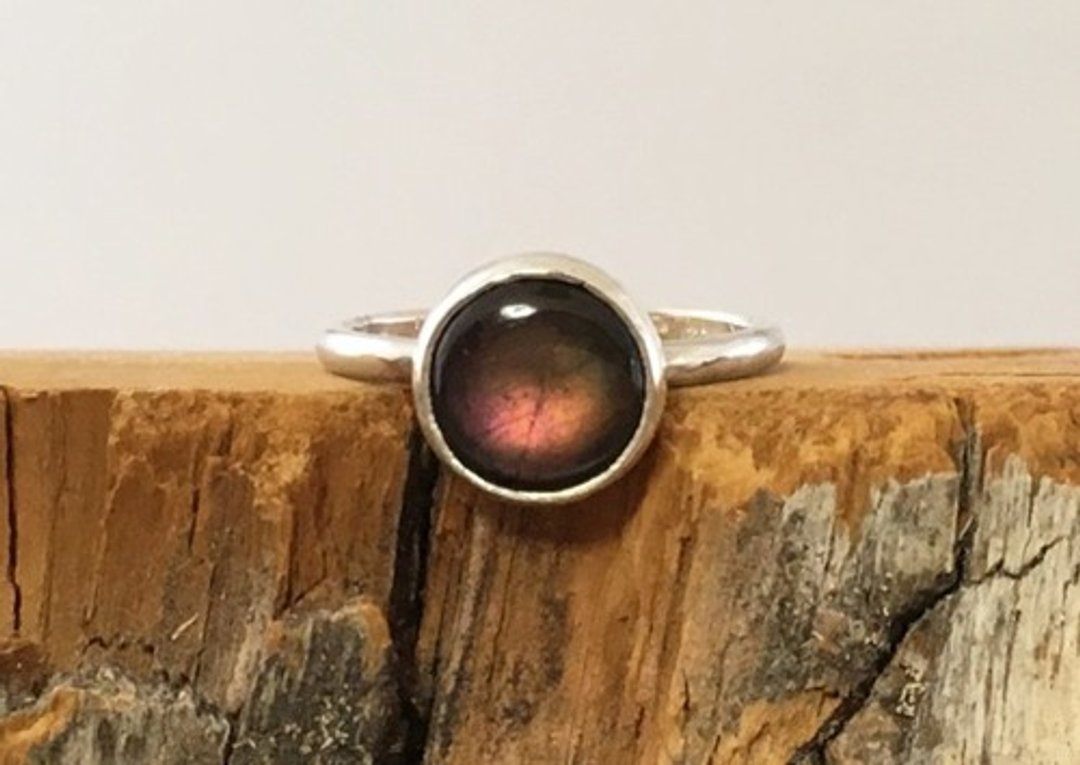 ◇ Finnish Gemstone ◇ Spectrolite (spectral light) SV ring 12.5 ~ 13 - 戒指 - 其他金属 