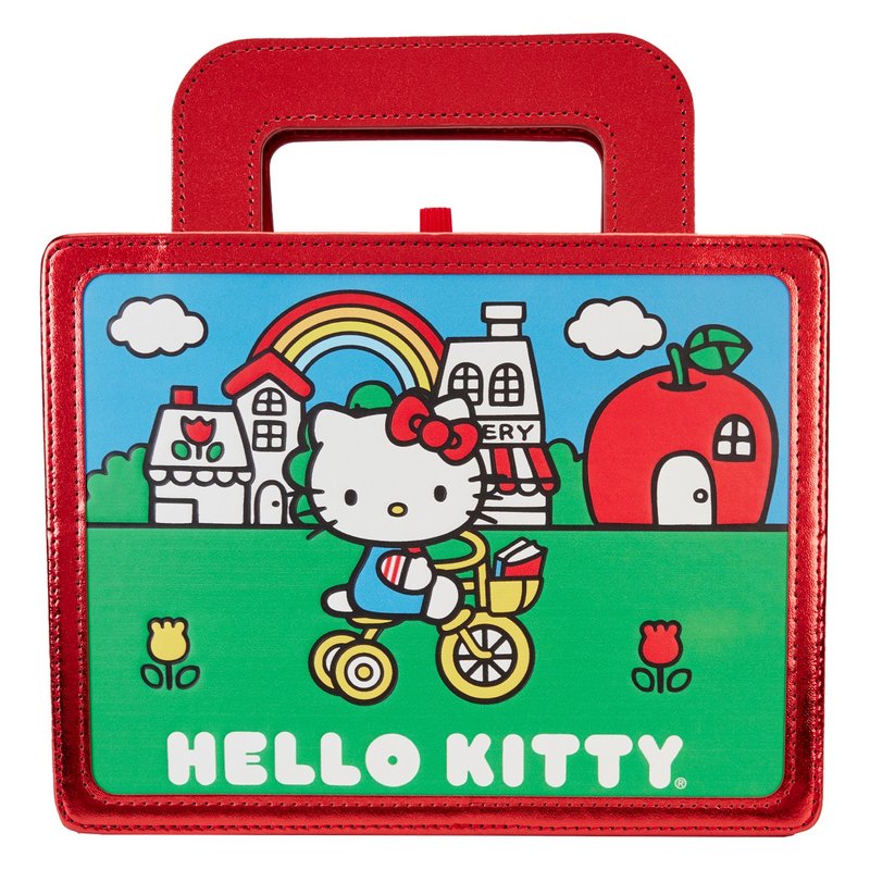 Loungefly Sanrio Hello Kitty 50周年经典手提造型笔记簿 - 笔记本/手帐 - 纸 红色