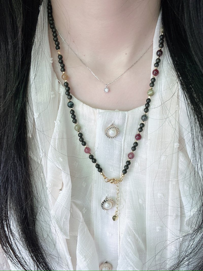 合香 x 碧玺 l 静心之光 - 项链 - 水晶 透明