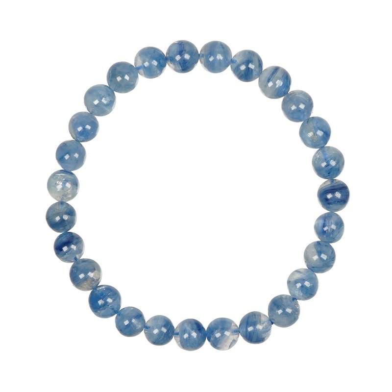【正佳珠宝】蓝晶石 顶级玉化蓝晶 6.3-6.7mm 玉化蓝晶石手珠 - 手链/手环 - 半宝石 多色