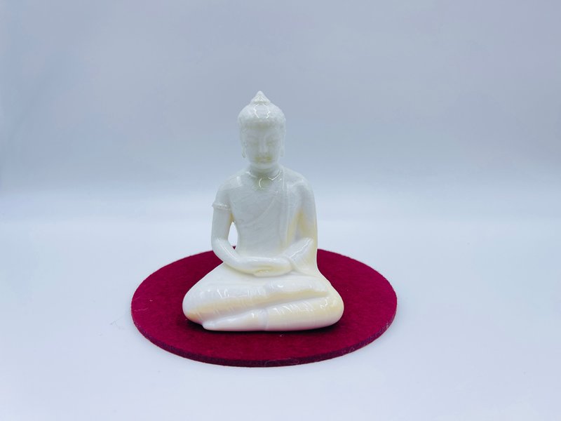 柴烧陶瓷摆件 - 摆饰 - 陶 白色