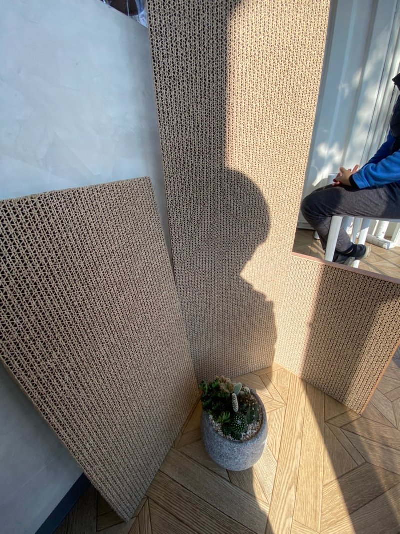 112cm猫抓板 / 5片装 / 市售最大猫抓板 / 再的猫都能躺 - 抓板/跳台 - 纸 卡其色