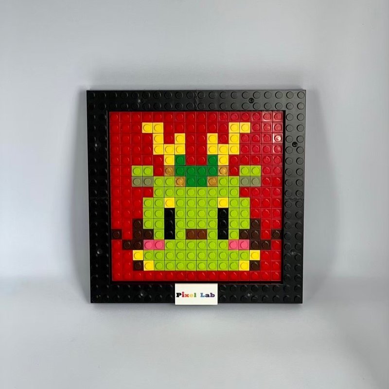 【拼图 礼物】过年系列 16X16 DIY套装-Q版龙 - 摆饰 - 塑料 白色