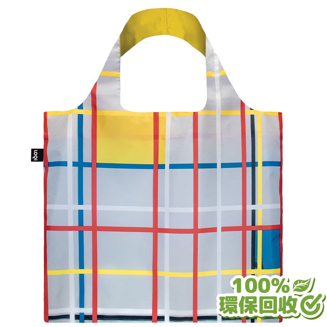 LOQI 环保材质购物袋-蒙德里安 纽约市(无扣带、无暗袋) - 其他 - 环保材料 多色