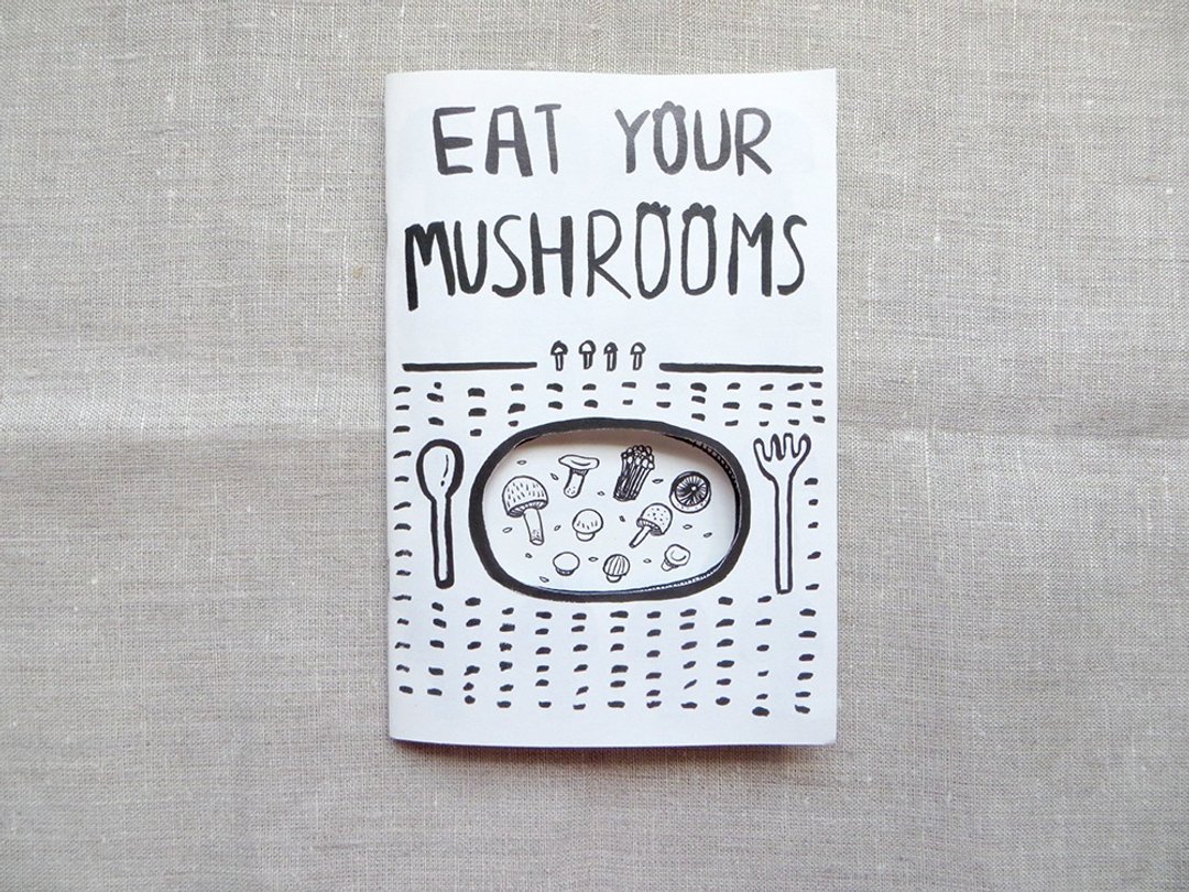 'Eat Your Mushroom' illustration zine - 刊物/书籍 - 纸 
