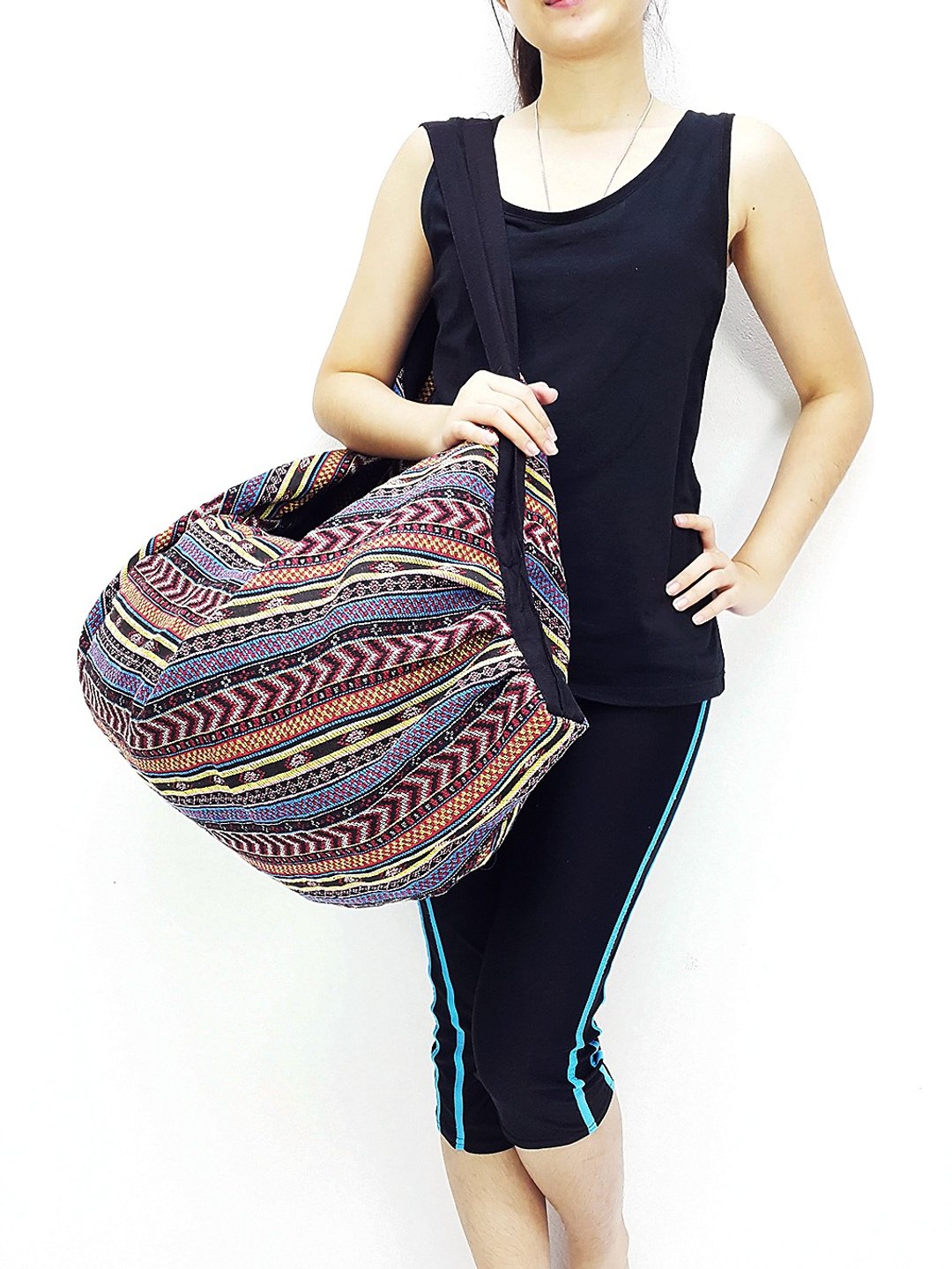 Cotton Bag Backpack Hobo bag boat shape bag Shoulder bag Crossbody Bag - 其他 - 棉 多色