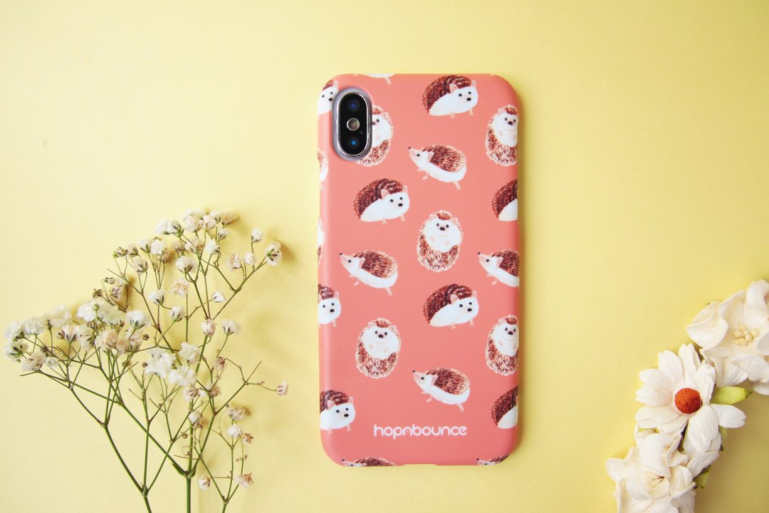 刺猬 手机壳  iPhone 12 13 14 15 16 plus pro max - 手机壳/手机套 - 塑料 橘色