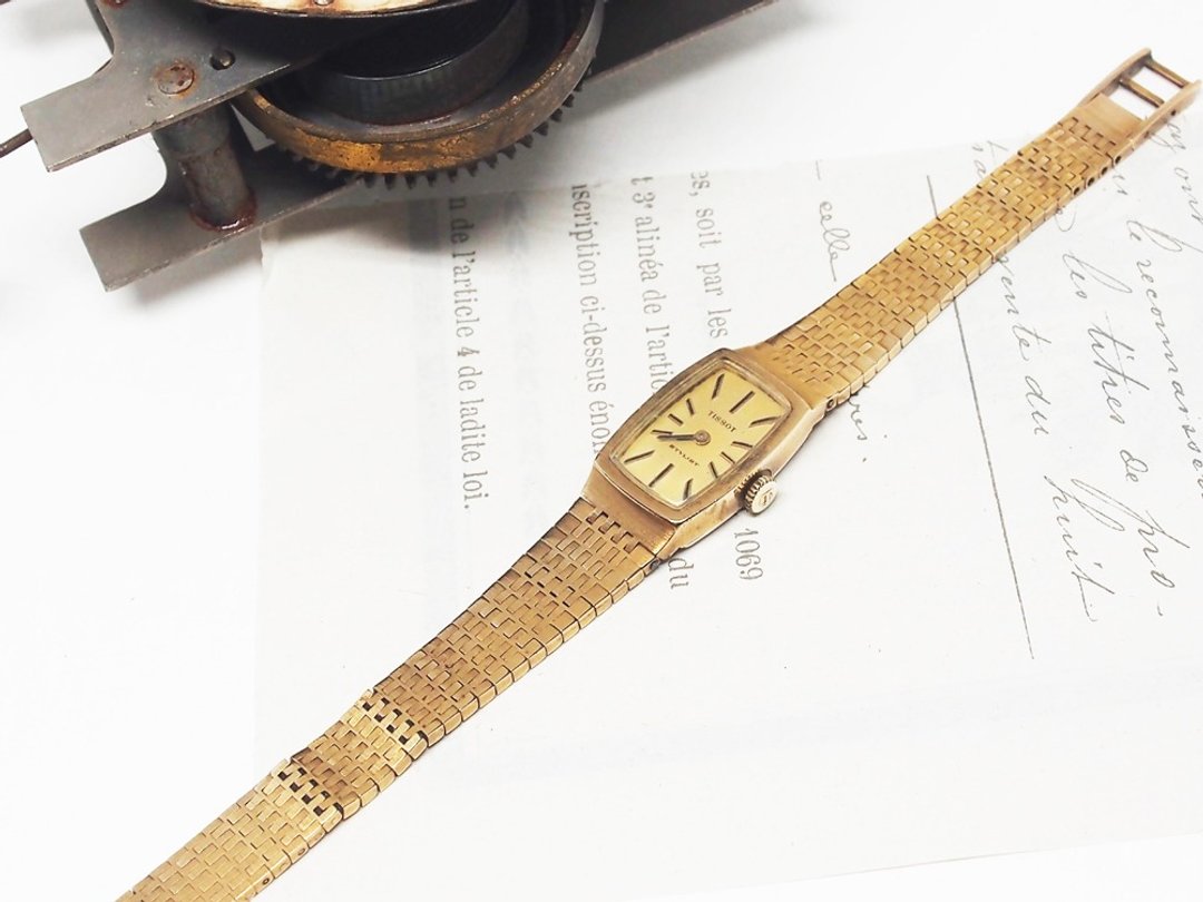 1970 vintage TISSOT 天梭表STYLIST - 女表 - 其他金属 金色