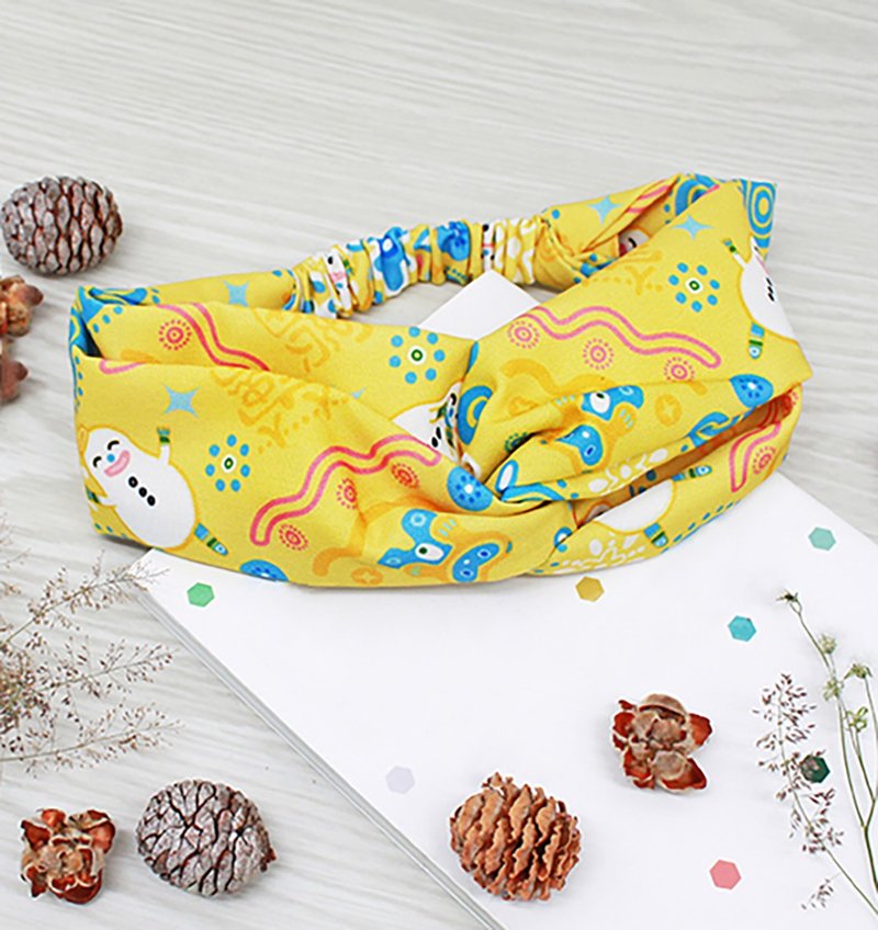 【大富大贵】弹性交叉 可爱造型头饰 发带 - 发饰 - 聚酯纤维 多色