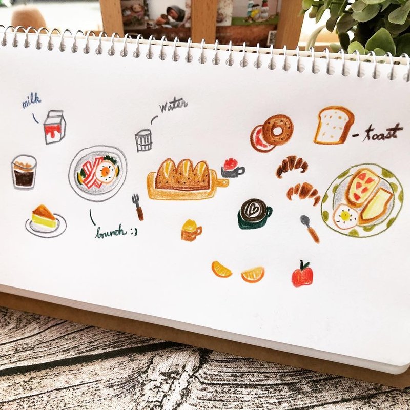 【一人成团】色铅笔插画+热缩片实验室 / 早晨时光-简v老师 - 插画/绘画/写字 - 纸 