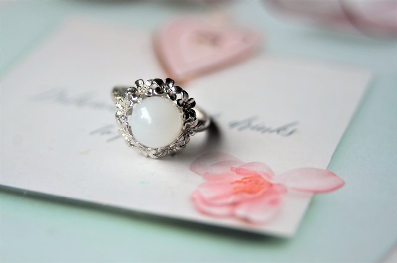 花漾 - 925银母乳饰品开口戒指 - 戒指 - 银 
