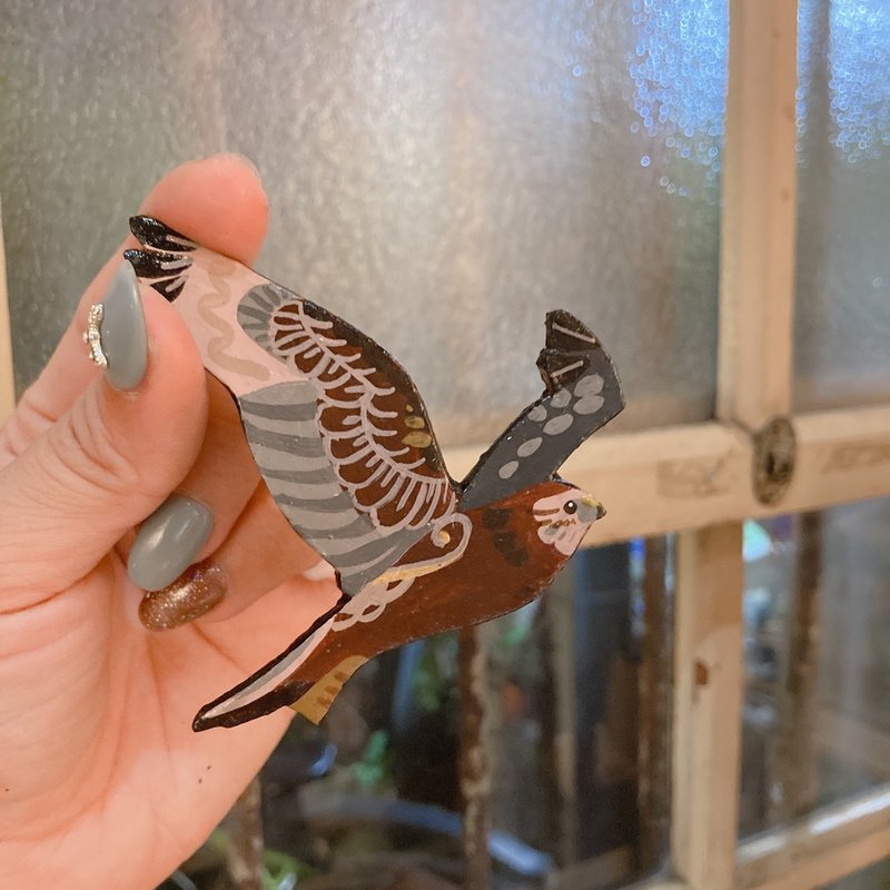 【手制鸟磁铁】东方泽鵟 - 冰箱贴/磁贴 - 粘土 