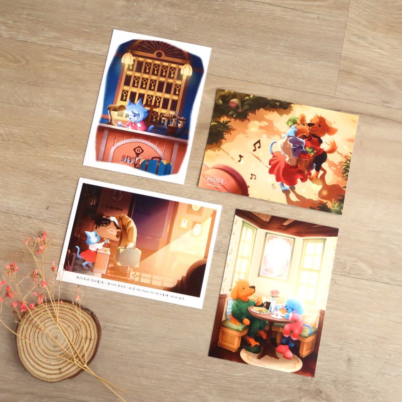 【Pin】The Pause Inn 明信片 - 卡片/明信片 - 纸 多色