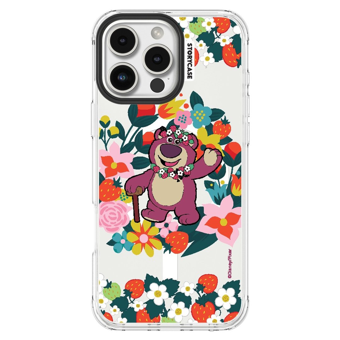 草莓熊派对 果汁欢乐 iPhone 16 手机壳 磁吸防撞保护壳 Lotso - 手机壳/手机套 - 其他材质 