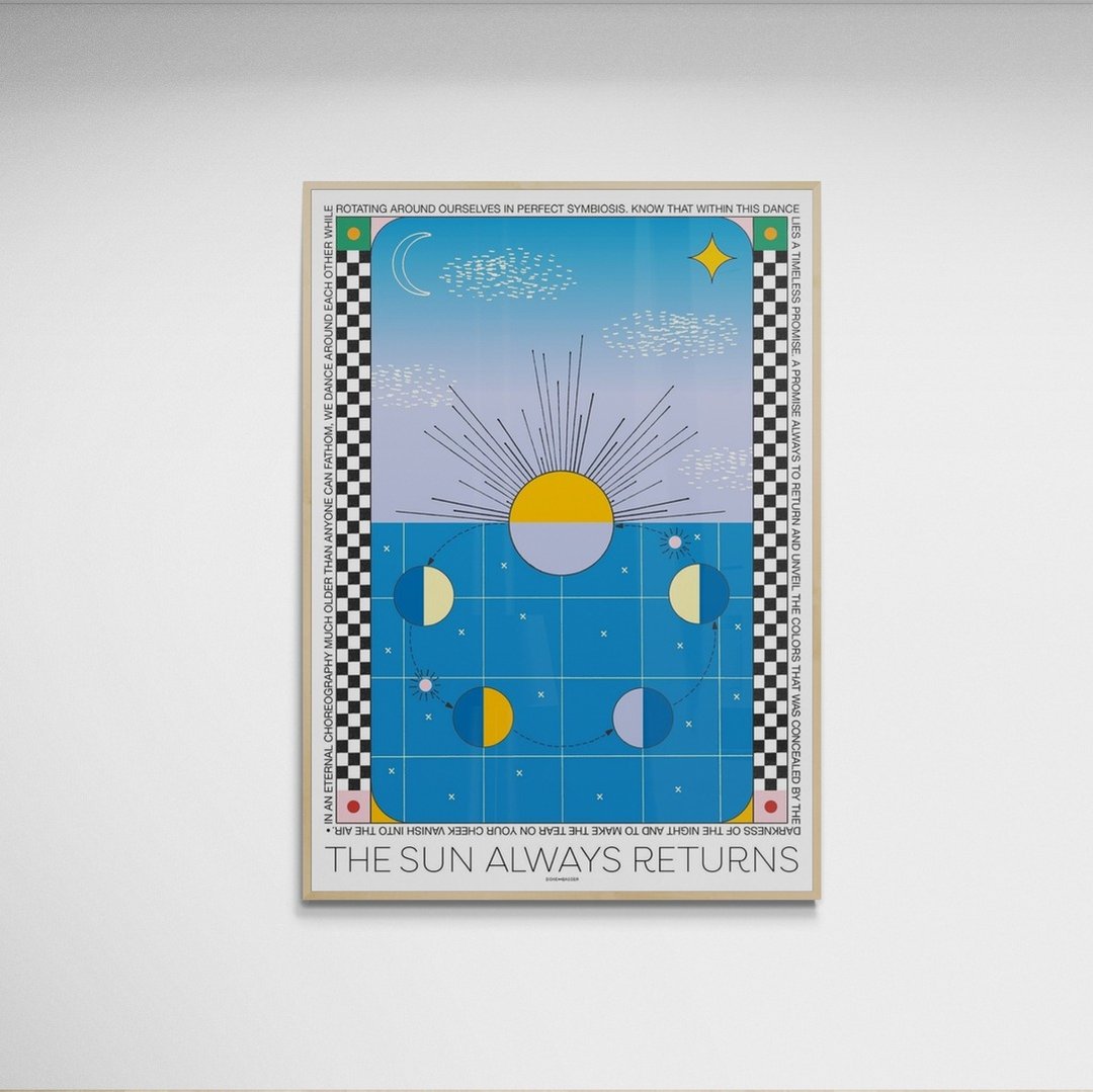 【原装海报】Signe Bagger | The Sun Always Returns - 海报/装饰画/版画 - 纸 