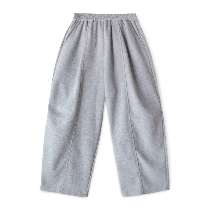 【Simply Yours】针织茧型棉裤 灰F - 女装长裤 - 其他材质 灰色