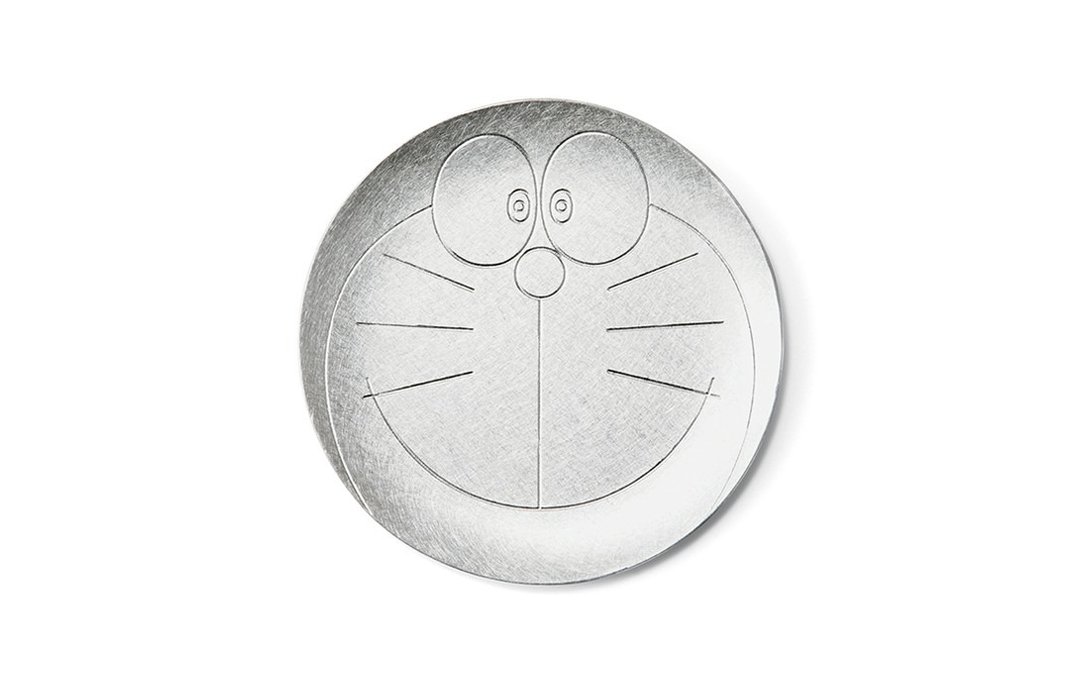 哆啦A梦小圆盘 - 盘子/餐盘/盘架 - 贵金属 银色