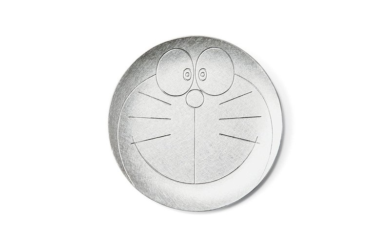 哆啦A梦小圆盘 - 盘子/餐盘/盘架 - 贵金属 银色