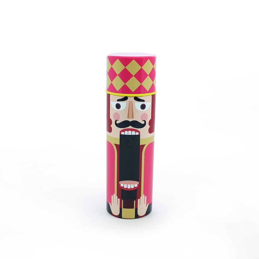 3+1 胡桃公爵三五世-保温瓶360ml - 茶具/茶杯 - 其他金属 红色