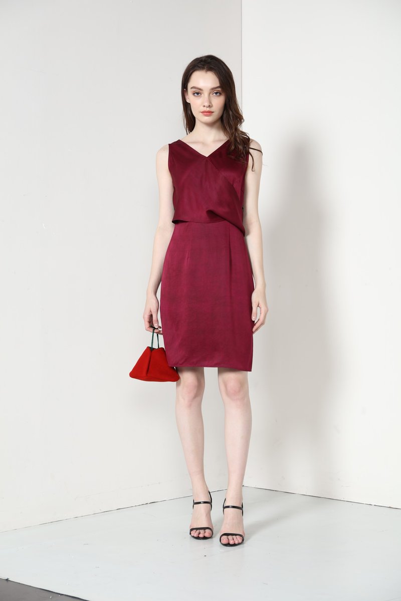 pin/品祥云纱2019新款珍珠缎香云纱女士连衣裙 转角之爱 优雅气质 - 裙子 - 丝．绢 