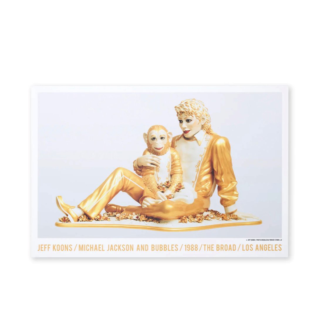 【原版海报】JEFF KOONS - 麦可杰克森与泡泡 Michael Jackson - 海报/装饰画/版画 - 纸 