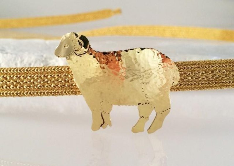 Sheep ◇ Brass forged band clasp - 其他 - 其他金属 