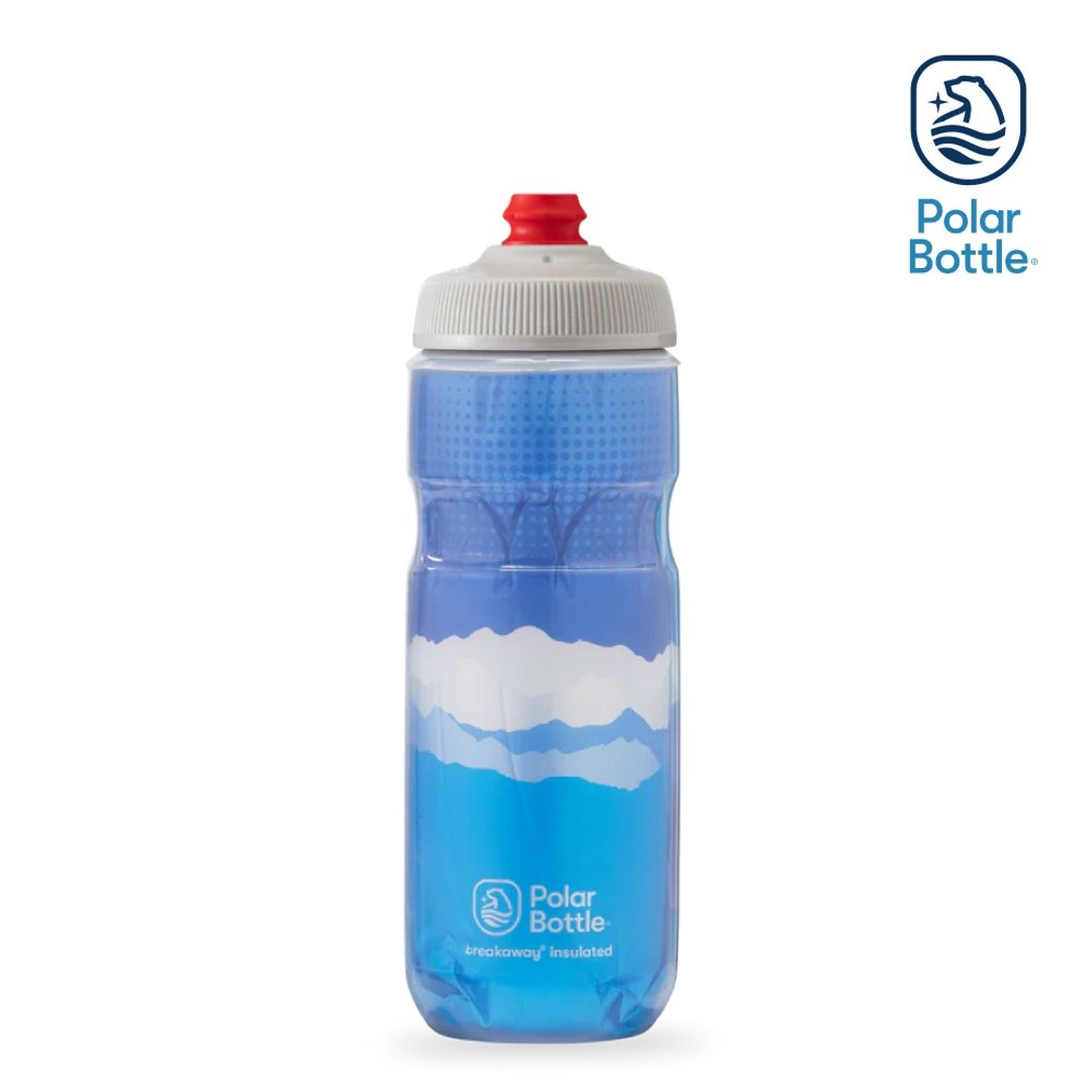 Polar Bottle 20oz 双层保冷喷射水壶 Dawn to Dusk 蓝白 - 运动配件 - 塑料 蓝色