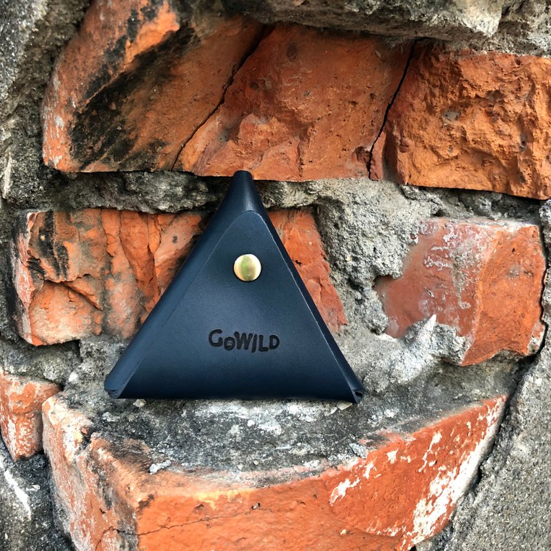 Go:wild 够野│有棱有角 · 皮革三角零钱包 皮包/生日礼物定制化 - 零钱包 - 人造皮革 