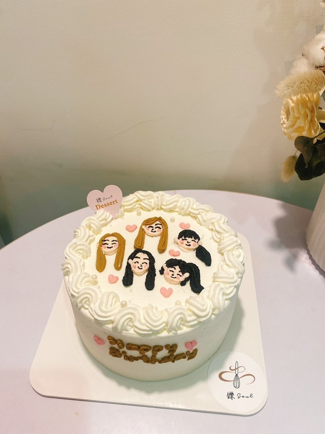 好姐妹 纪念款 人头绘图 可爱人头 生日蛋糕 铄甜点 定制化 自取 - 蛋糕/甜点 - 新鲜食材 