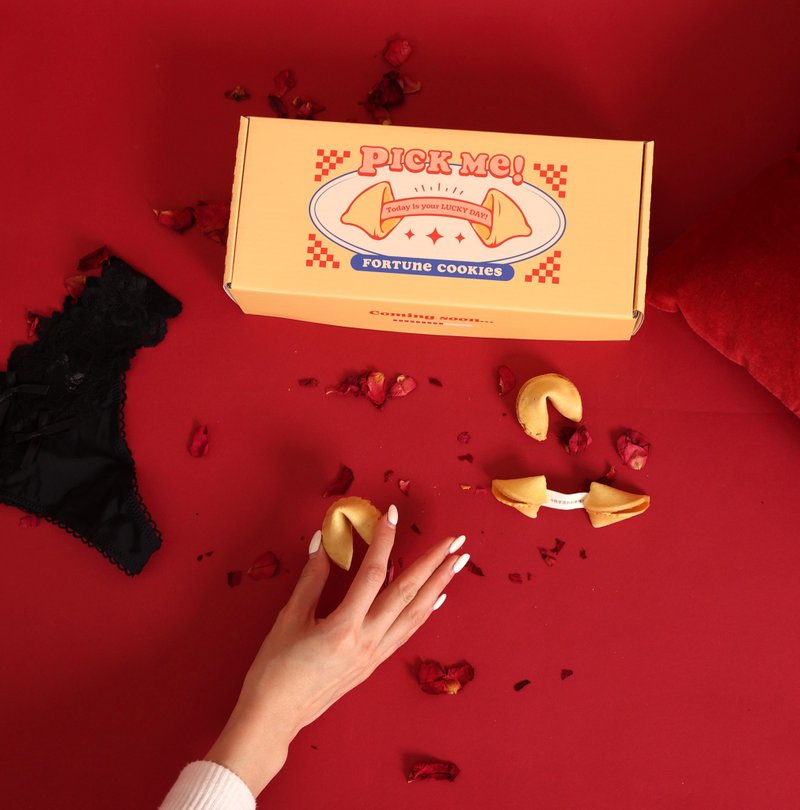 脸红交互篇 感情升温必备【PICK ME!幸运饼干】抽出脸红 - 零食/点心 - 其他材质 