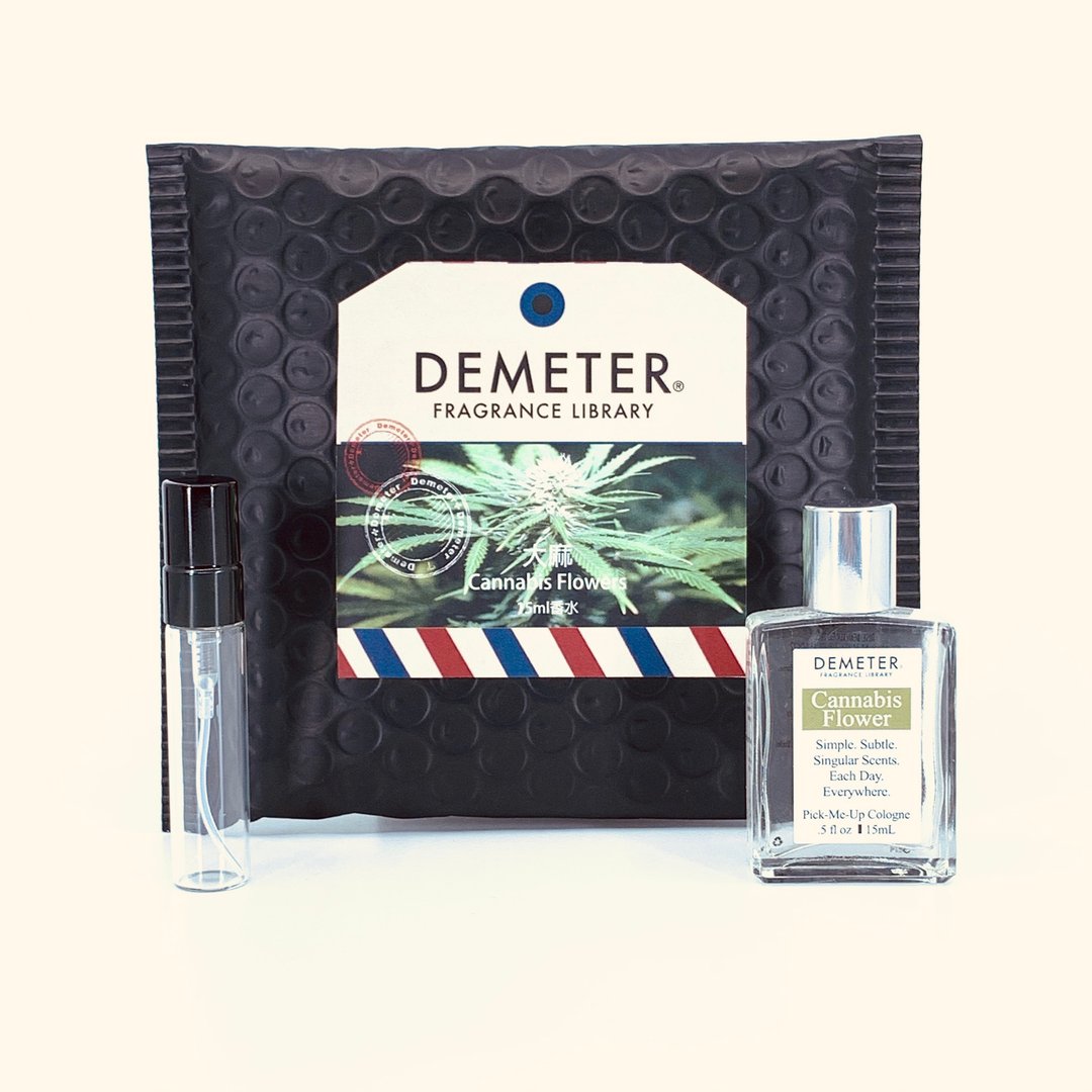 气味图书馆 Demeter【大麻】Cannabis Flower15ml 抹式+5ml瓶组合 - 香水/香膏 - 玻璃 绿色