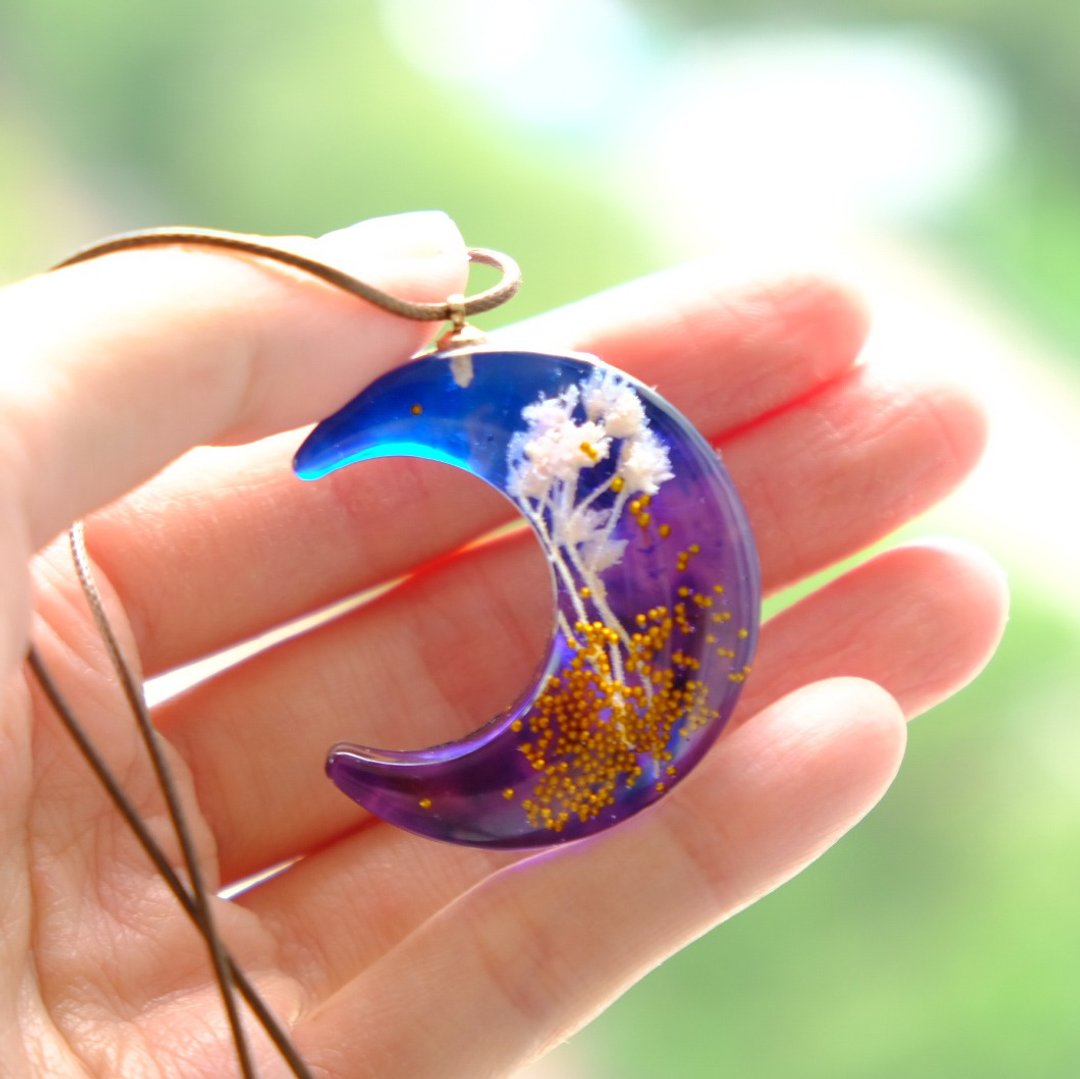【无限】Boundless Piercing/ Ear Clips/ Necklace ETPLANT - 摆饰 - 树脂 蓝色